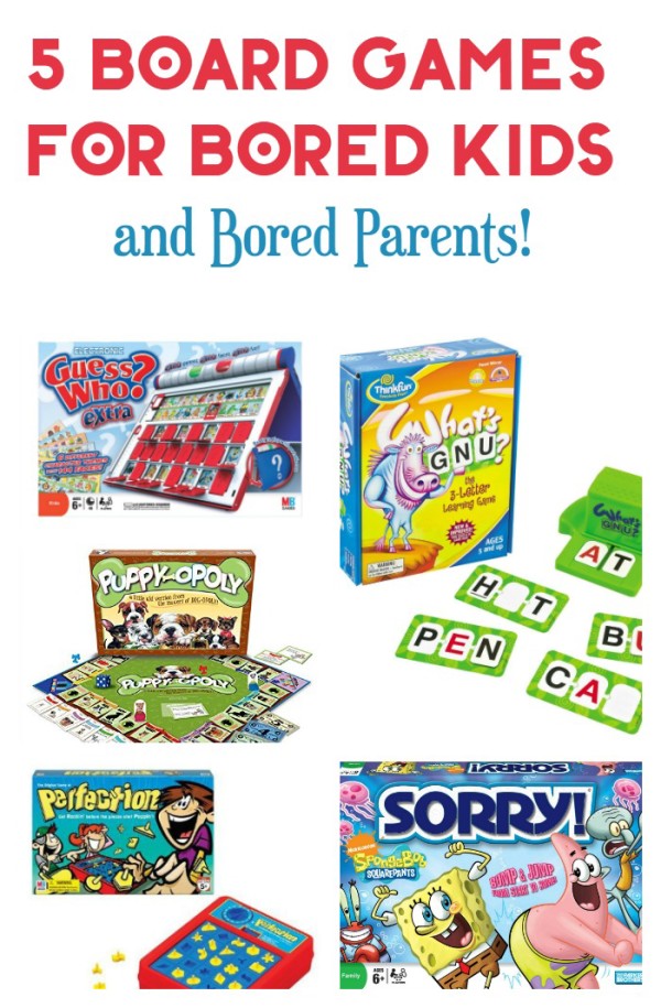 Bust boredom and teach kids mad skills with these five fun board games that even you won't get bored of! 