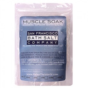 100% Natural Muscle Soak Bath Salt by San Francisco Salt Company Review