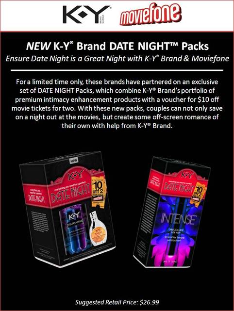 K-Y Date Night/Moviefone Pack