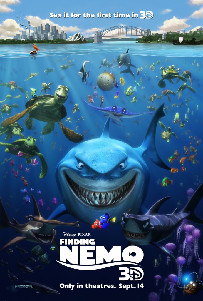 A Peek At the Finding Nemo 3D Poster + Theatrical Trailer