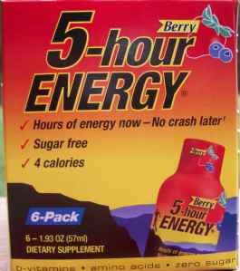 5-Hour Energy: A Great Pick-Me-Up