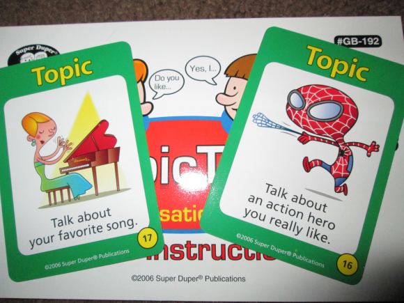 Topic Talk Cards