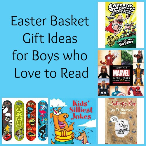 Easter Basket Gift ideas for boys who love to read