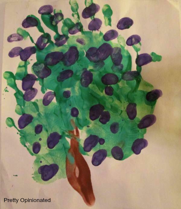 Mother's Day Crafts: Hand Print Tree