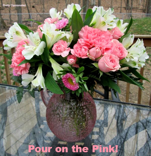 Pour on the Pink Mothers Day Flowers
