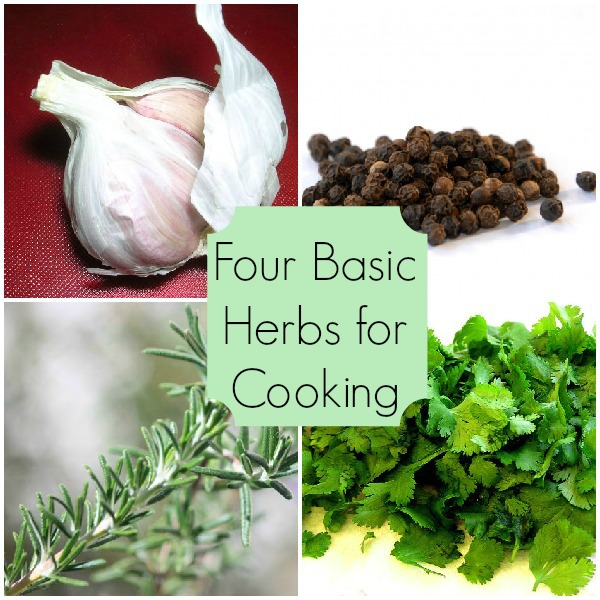 Four Herbs for Cooking