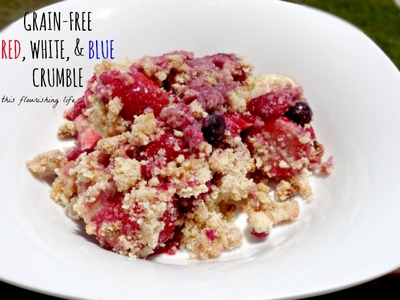 Grain-Free Blueberry Recipes: Blueberry Crumble