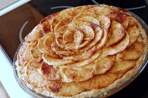 bavarian apple cheesecake