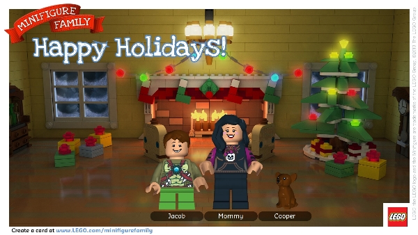 LEGO Minifigure Holiday Fun: Make Your Own MiniFigure Family!