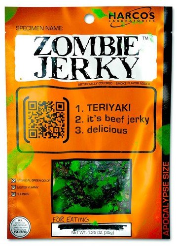 Zombie jerky for guys who like zombies