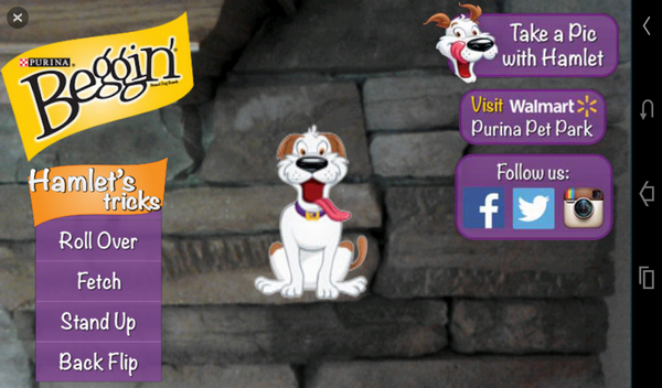 Get Interactive with Hamlet the Beggin’® Strips Pooch!