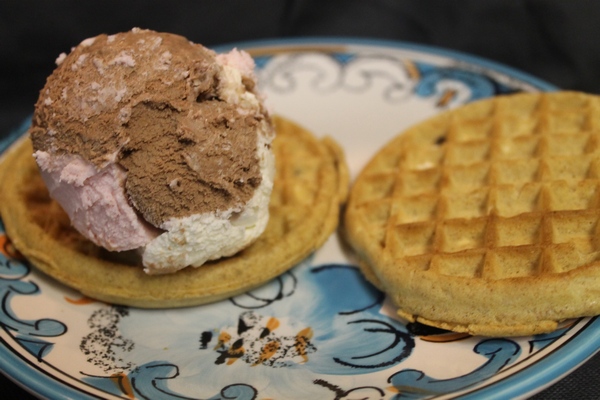 Waffles and Ice Cream