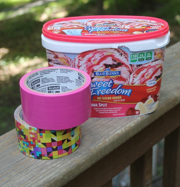 Pretty & Easy DIY Scotch Duct Tape Storage Container for Back to School