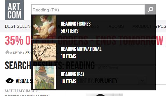 ArtCom Searching Reading Category