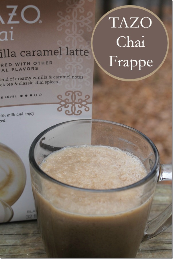 Vanilla Caramel Chai Frappe Recipe