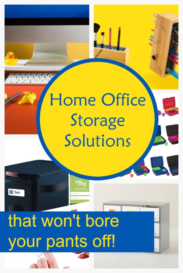 Looking for home office storage solutions that won't completely bore your pants off every time you glance at them? Take a look at six of my favorites!