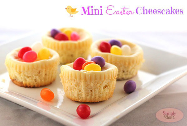Mini Cheesecakes SimplyStacie Easter Dessert Recipes