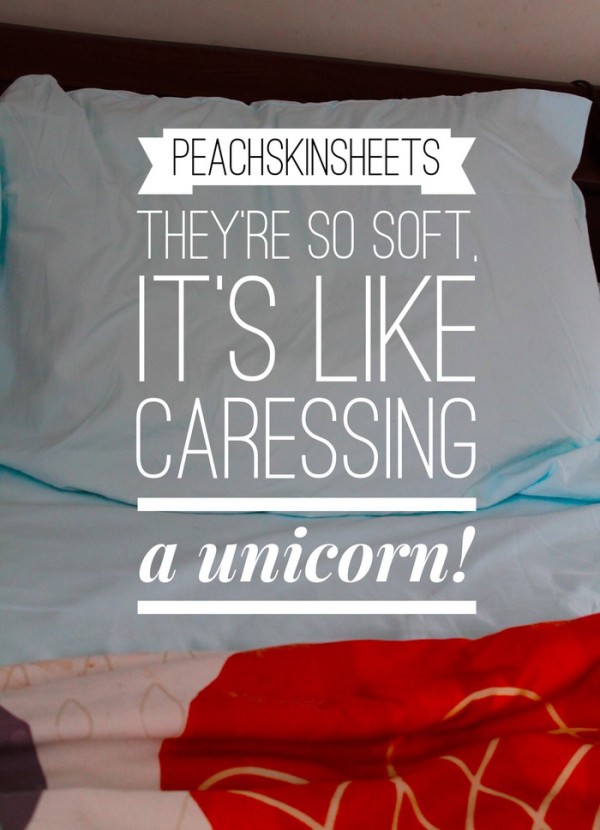 PeachSkinSheets are so soft and comfy, sleeping on them is like caressing a unicorn. Check out the benefits of the last pair of sheets you'll ever buy!