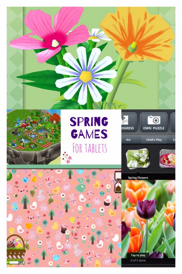 Check out these fun spring and Easter games for your iPad and Tablet!
