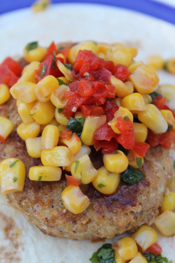 This delicious Turkey Taco Patties Recipe is really easy to make, thanks to AllWhites Egg Whites. Top it with a yummy Cilantro Corn relish & call it dinner!