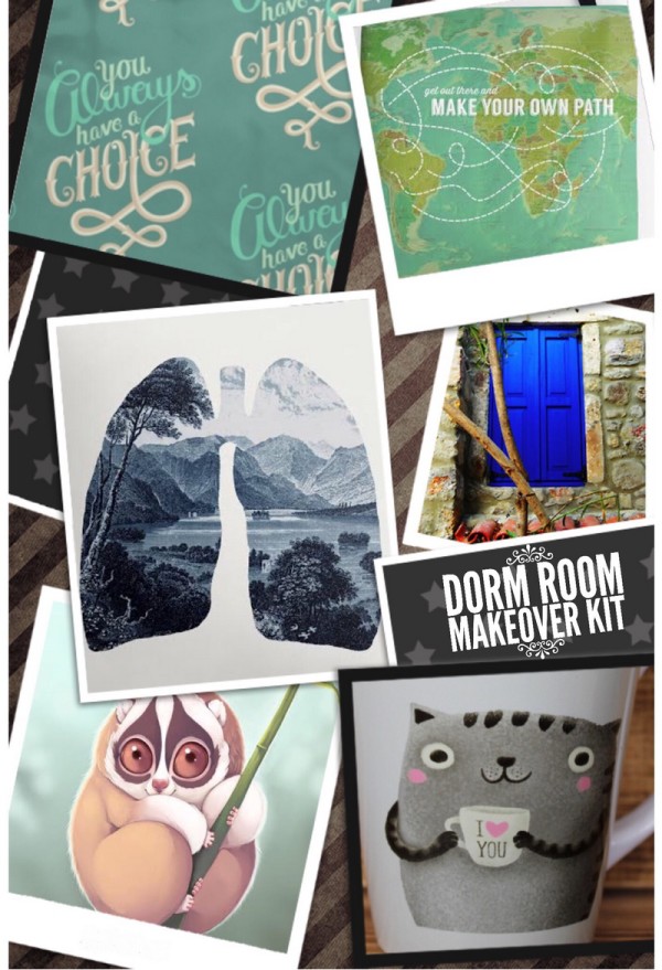 If you know a teen heading off to college this fall, a dorm room makeover kit is a super cool gift that's both practical and fun...especially when you hit the pages of Redbubble for inspiration. Check out my tips for creating a dorm room makeover kit that sends your favorite teen off to college in comfort and style!