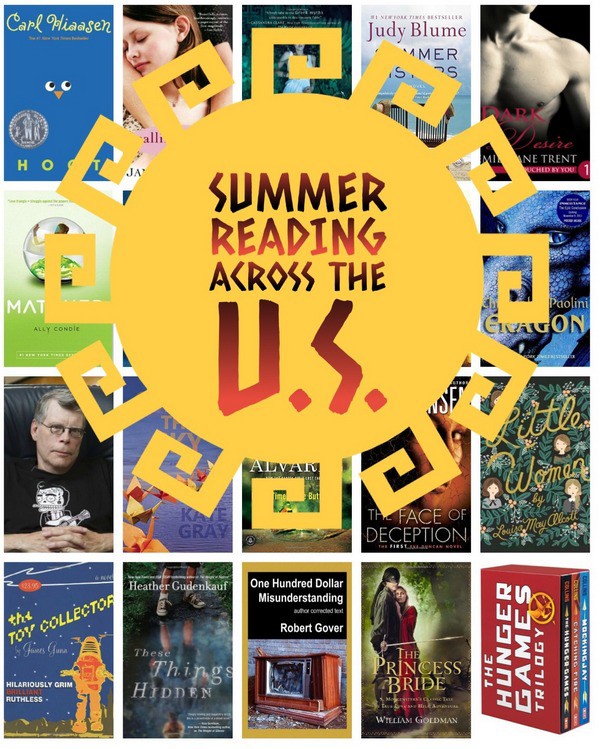 Looking for an idea to motivate you to read more? Check this out: summer reading across the U.S, with one great writer from every state! Covers all genres!