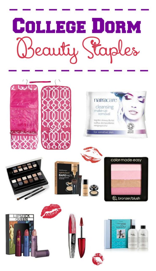 Look great day or night at college with these dorm living must-have beauty staples! Pare down your huge makeup collection to just a few essentials that work for every occasion. 