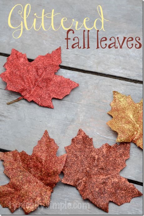 Glittered-Fall-Leaves-DIY