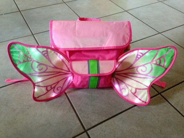 After a quick glance my daughter was absolutely delighted to check out the Fairy Flyer backpack further. 