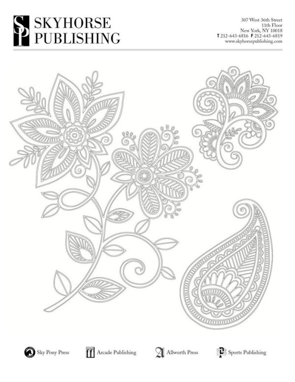 Need a quick way to relax? Download and print this free coloring page (along with four others!). 