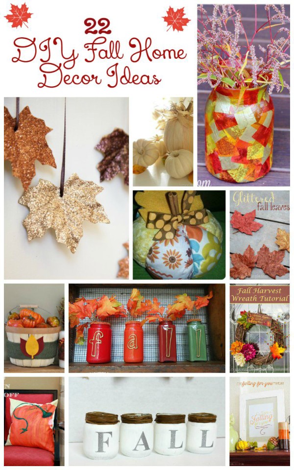 Make a stunning statement with these 22 beautiful and fun DIY fall home decor crafts!
