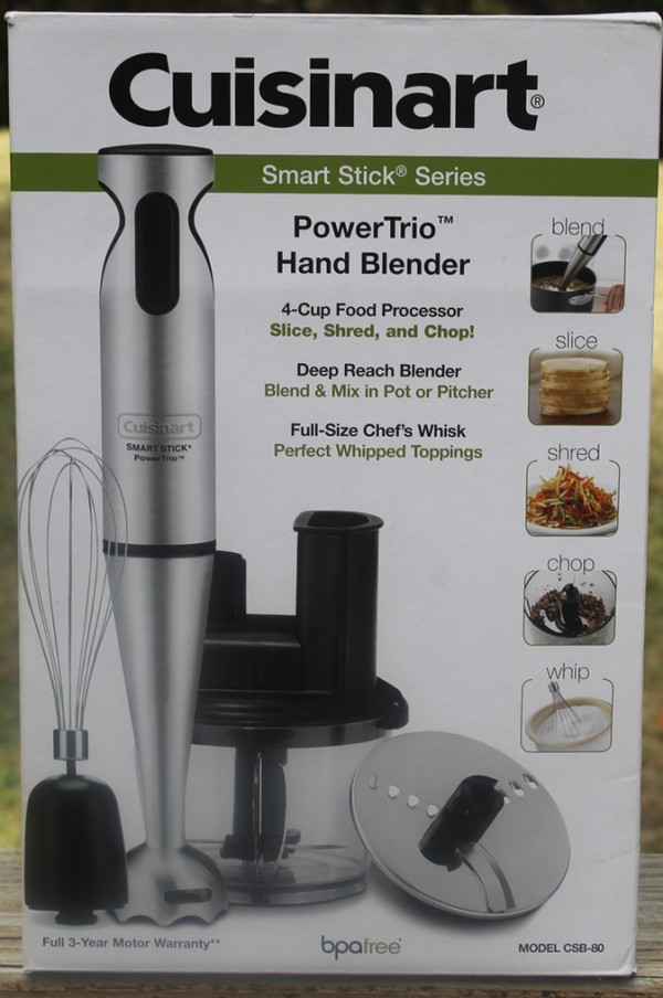Cuisinart CSB-80 - Smart Stick Power Trio High-Torque Hand Blender