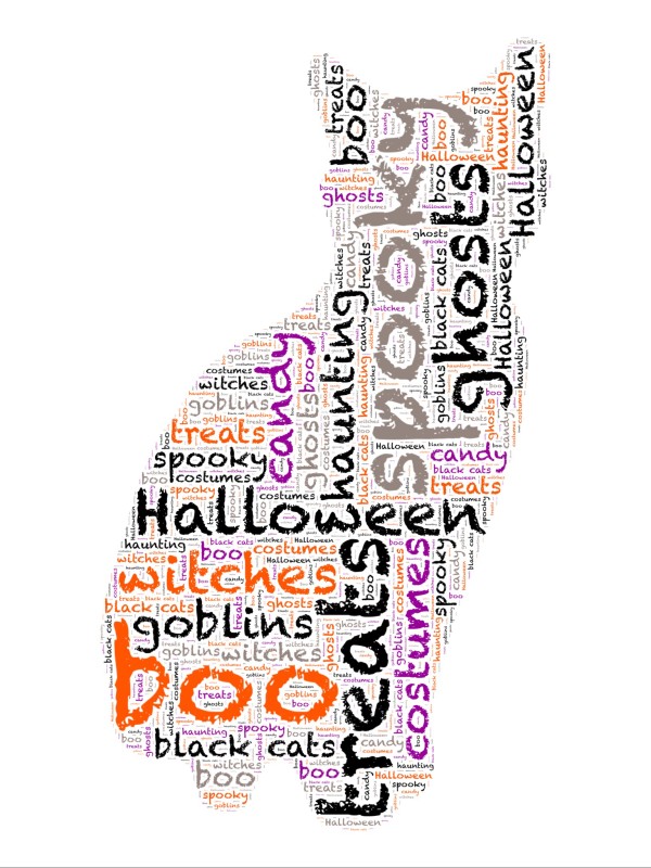 Free Halloween Word Cloud Printable