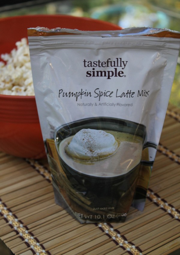 Tastefully Simple White Chocolate Pumpkin Spice Popcorn
