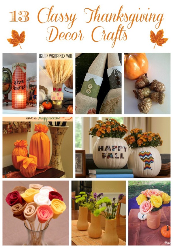 Looking for beautiful Thanksgiving decor ideas? Make your own with these great Thanksgiving crafts for adults that you can make this weekend!