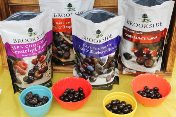 What would I do with 100 lbs of Brookside Chocolate? Host a tasting party!