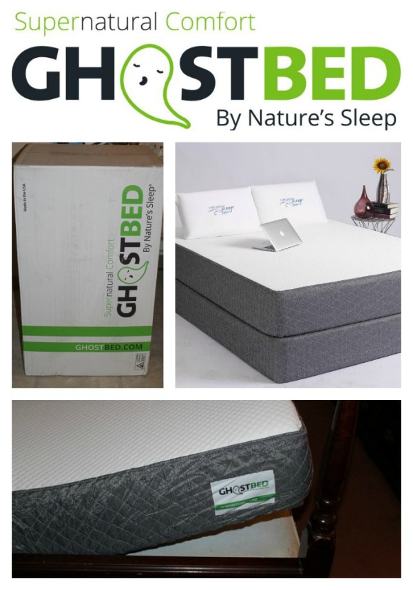 Get a supernaturally good night's sleep with GhostBed by Nature's Sleep! Order online and it comes right to your door! Check out my review, plus see how you can save $50 off your purchase! 