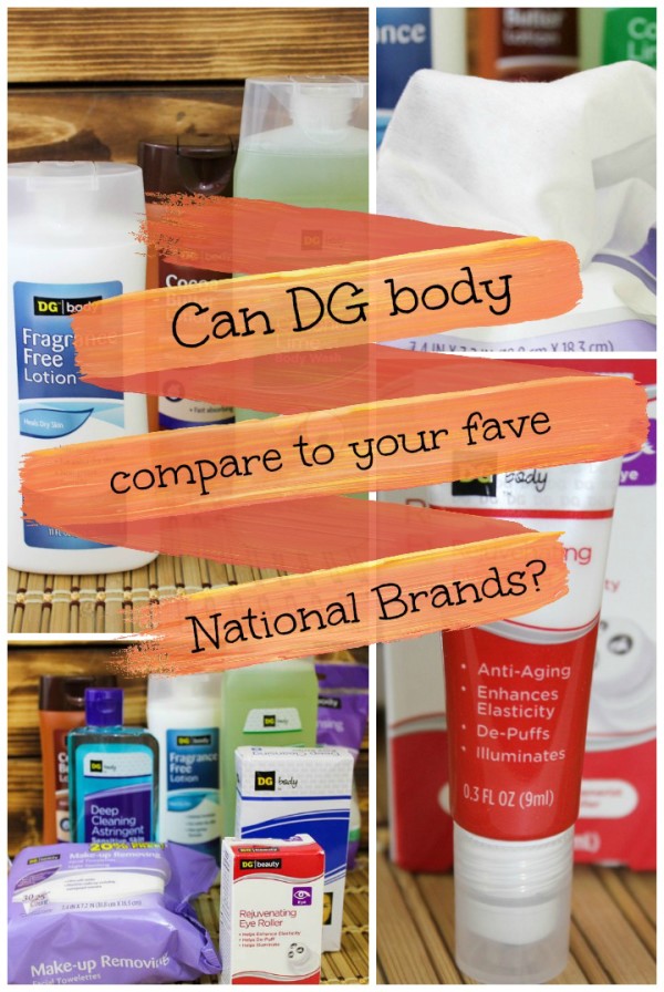 How do DG Body products stack up against their national brand counterparts? I took the challenge to find out! Check out my results! 