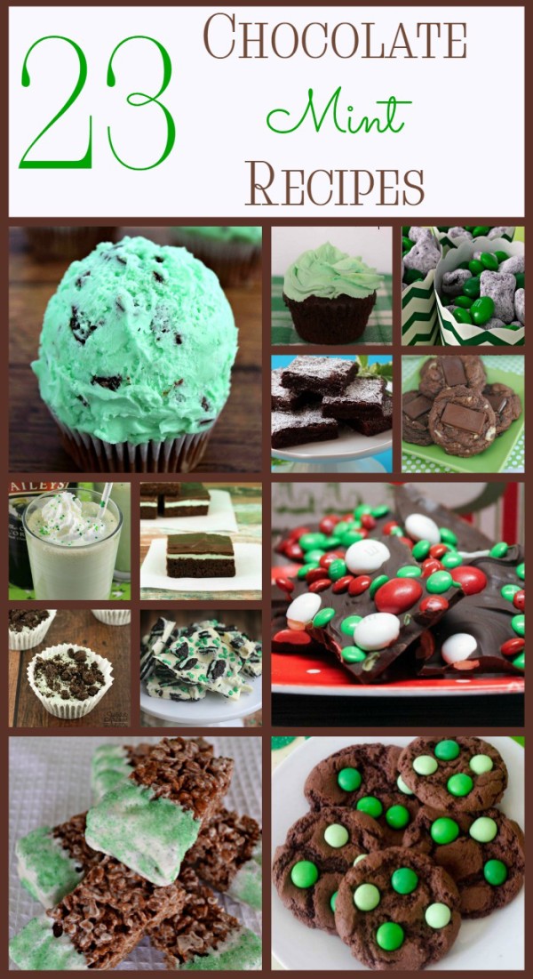 Get your minty chocolate fix for St. Patrick's Day and beyond with these 23 absolutely amazing chocolate mint recipes! From brownies to cookies to no bake treats and more, you'll find something you love (as long as you love chocolate mint, of course). 