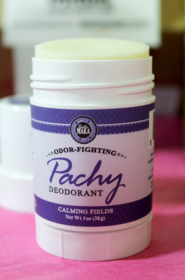 Pachy natural deodorant actually works! I found out about it in my January EcoCentric Mom box!