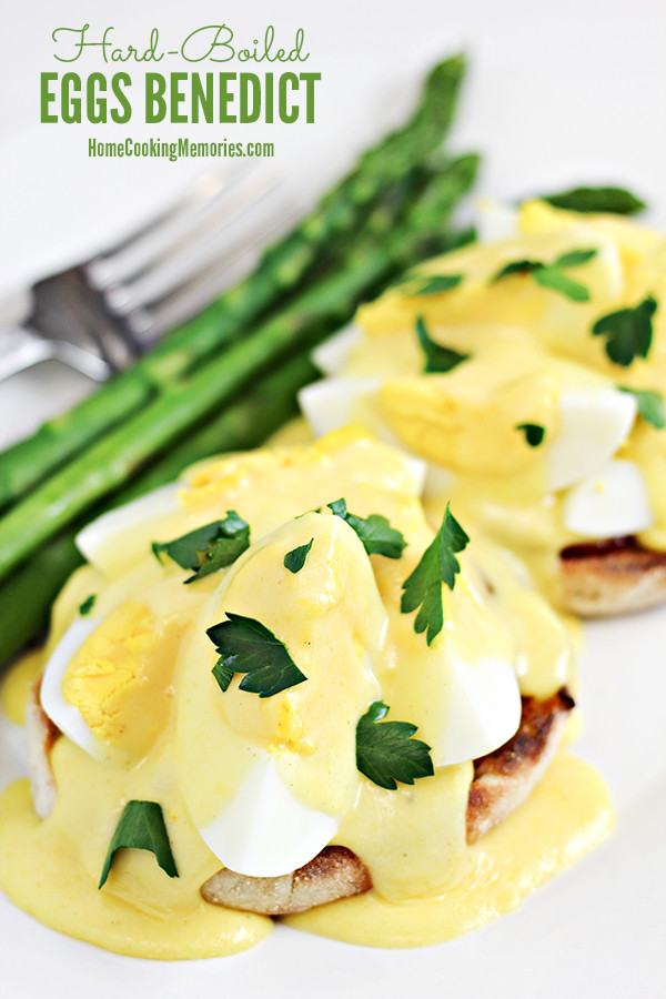 Hard Boiled Eggs Benedict Mother's Day Brunch Recipe