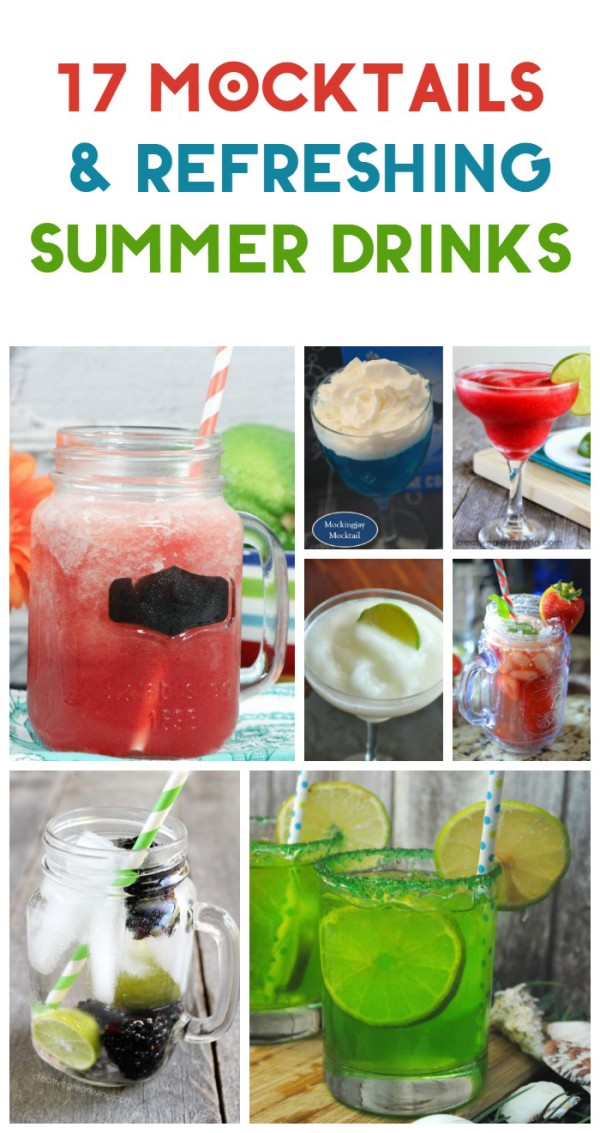 Need a few yummy non-alcoholic drink recipes for those lazy days lounging on your deck with a good book or those awesome summer parties? I've rounded up my all-time favorite refreshing refreshments and mocktails for the masses. All of these summer drinks are totally non-alcoholic and totally delicious! Try one or try them all!