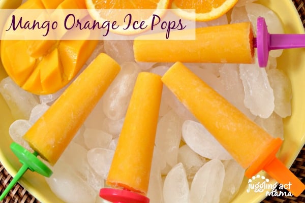 Delicious summer frozen treats, ice pops and popsicles