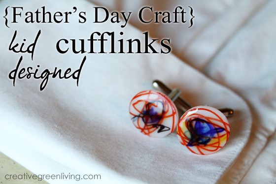 how to make cufflinks - fun shrinky dink craft for kids layers