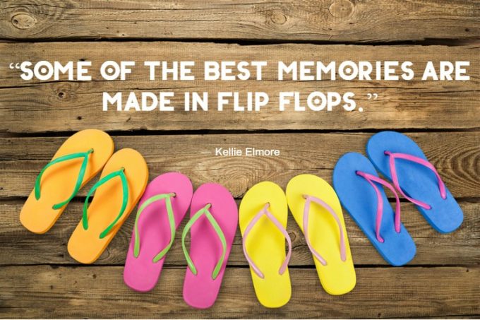 Quotes about Summer: Flip Flops and Memories