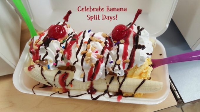 Things to do with your tween in June: Make your own mega awesome banana split for Banana Split Days! 