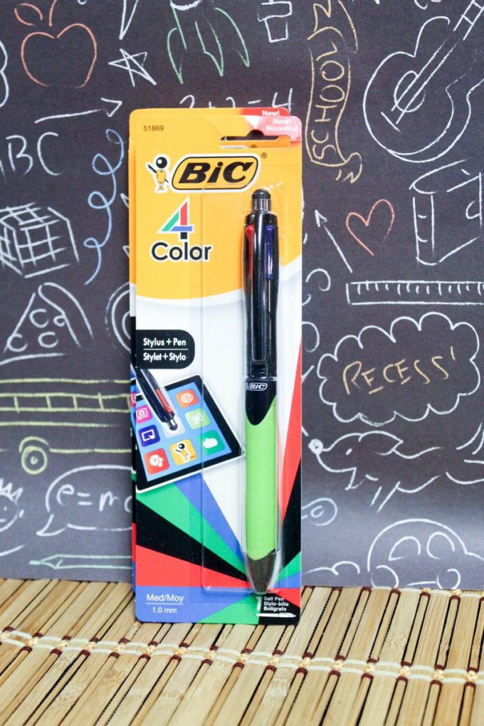 BIC® 4-Color Stylus and Pen: As I mentioned above, everyone's favorite 4-Color Pen got a major upgrade this year. It now includes a lightweight stylus on the top. Just flip it around and use it on your favorite electronics.