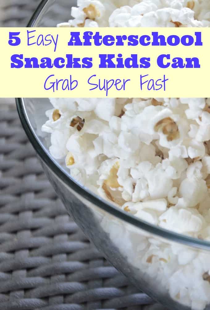 Yummy! Check out these easy afterschool snacks your kid can grab all by themselves super quick!