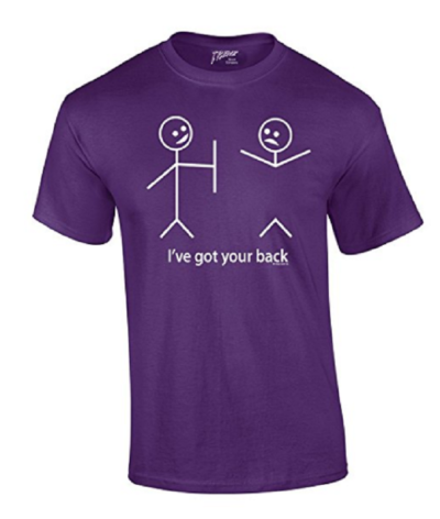 7 Hilariously Geeky T-Shirts That Will Be The Perfect Gift: I've Got Your Back