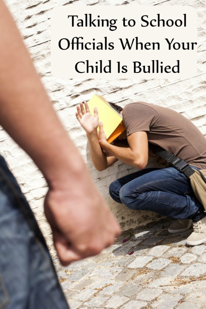 Learn tips for talking to school officials when your child is being bullied (and actually get a response)!